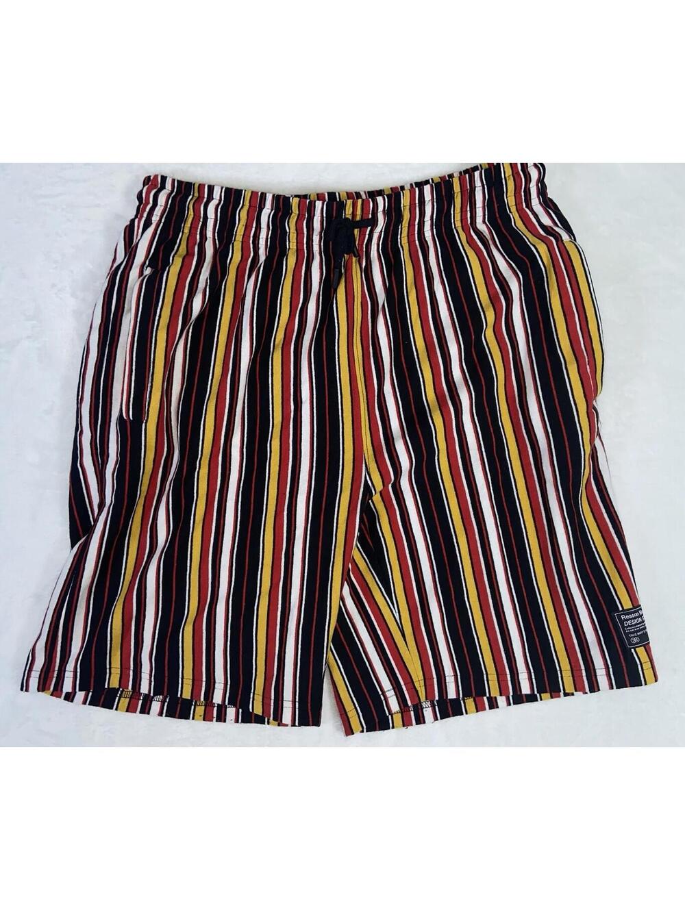 Reason Brand Colorful Men’s Cotton Shorts Size XL XLarge Streetwear Bold Colors
